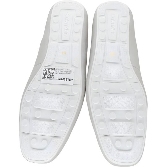 Calvin Klein Oliver Men\'s Logo Loafers Light Gray US 11.5 M